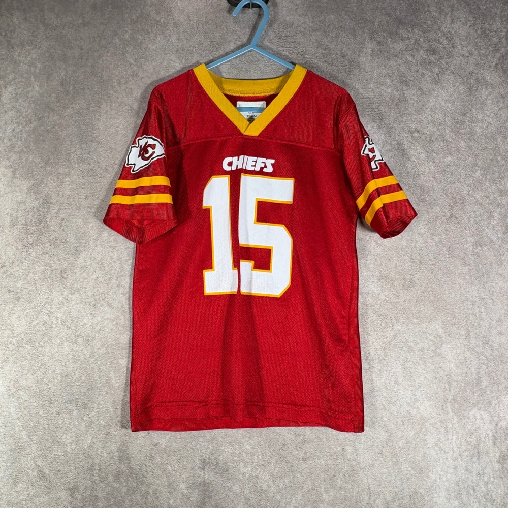 Patrick Mahomes Chiefs 15 NFL Team Apparel Jersey Kids Size XS 4/5 Red Football